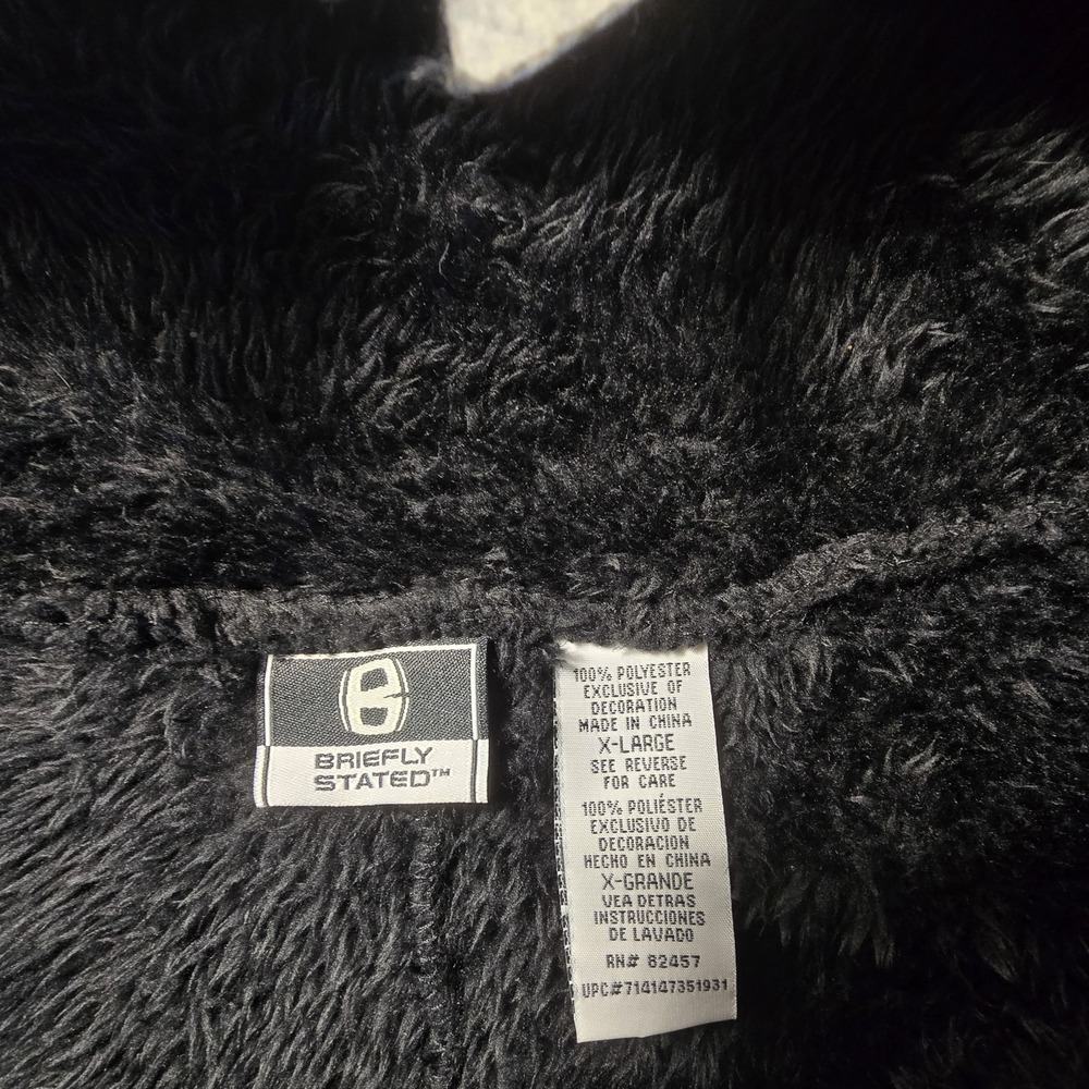 Gorilla One Piece Costume Union Suit Faux Fur Hooded Adult XL Worn 1 Time - Picture 5 of 8